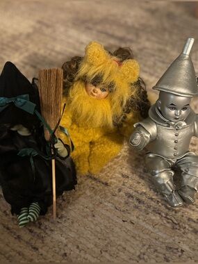 Marie Osmond Porcelain Tiny Tots Lot Of 3 Wizard Of Oz 6" Dolls